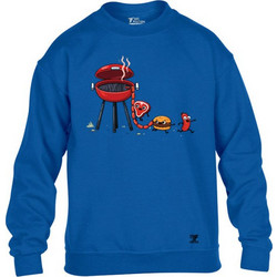 Takeposition Barbeque Terror Παιδικό Φούτερ Royal Blue 810-1655