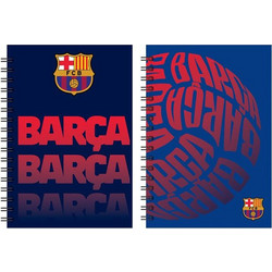 Back Me UP Barcelona Σπιράλ Τετράδιο Ριγέ B5 70 Φύλλων 2 Θεμάτων Διάφορα Σχέδια 380-00402