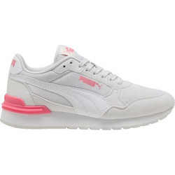 Puma Runner V4 Mesh Παιδικά Sneakers Γκρι Φούξια 399876-16