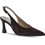 Maison Minrelle Γόβες Suede Slingback με Λεπτό Ψηλό Τακούνι Σοκολατί 10634020