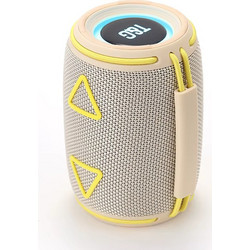 T&G TG-657 Ηχείο Bluetooth 8W με Ραδιόφωνο Μπεζ