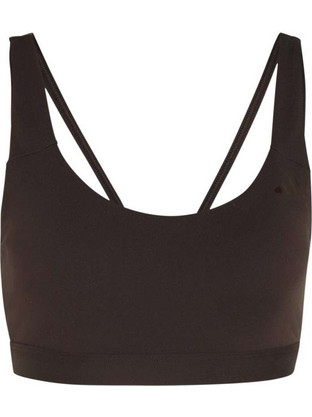 Adidas All Me Essentials Αθλητικό Μπουστάκι με Μέτρια Στήριξη & Αφαιρούμενη Ενίσχυση Σοκολατί KS6022