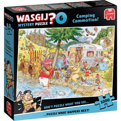 Puzzle Jumbo Wasgij Mystery 6 Camping Commotion 1000 Κομμάτια