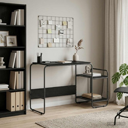 vidaXL Γραφείο Υπολογιστή Ξύλινο 131.5x50x75.5cm 8008050