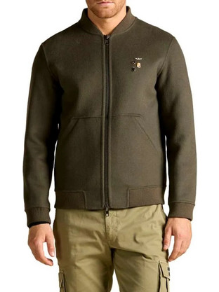 Aeronautica Militare Ανδρικό Μπουφάν Χειμωνιάτικο Bomber Χακί AB3058-7312