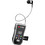 TF Card X-300 Ακουστικό Bluetooth In Ear Πέτου Silver
