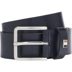 Hugo Boss Ανδρική Ζώνη Δερμάτινη Navy Μπλε 50486839-410