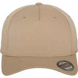 Flexfit 5 Panel Ανδρικό Καπέλο Jockey Υφασμάτινο Μπεζ 6560-00472