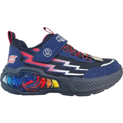 Skechers Παιδικά Sneakers με Φωτάκια Royal Blue Κόκκινα 400152LC-NVRD