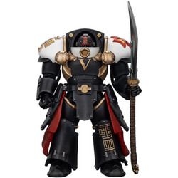 JOY TOY Warhammer 40000 The Horus Heresy White Scars Ebon Keshig Terminator 1 with Power Glaive 13cm JT02946