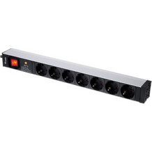 Equip 333309 Πολύπριζο για Καμπίνες Rack 1U 19"