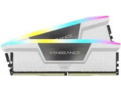 Corsair Vengeance RGB 32GB (2X16GB) DDR5 RAM 6000MHz C38 White CMH32GX5M2D6000Z38W