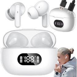 Verk Group Ακουστικά Bluetooth In Ear White