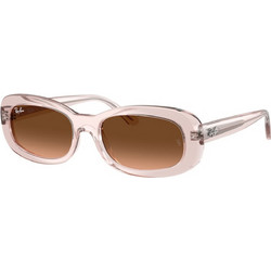 Ray-Ban RB2221 6901A5 Γυναικεία Γυαλιά Ηλίου Ορθογώνια Κοκάλινα Μπεζ με Καφέ Φακό