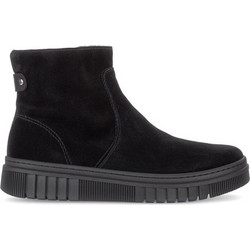 Gabor Γυναικεία Μποτάκια Αστραγάλου Suede Μαύρα 800802-001