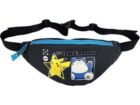 Pokemon Παιδικό Τσαντάκι Μέσης Μαύρο BD20-11PK