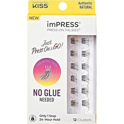KiSS 02 Falsies Βλεφαρίδες Τουφάκια Αυτοκόλλητες PRESS-ON 12τμχ