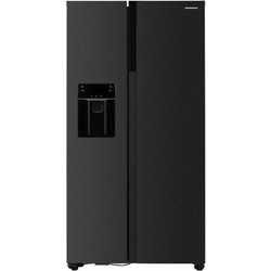 Heinner HSBS-HM513NFIMDXE++ Ψυγείο Ντουλάπα 513lt Full No Frost Υ177xΠ90xΒ66cm Μαύρο
