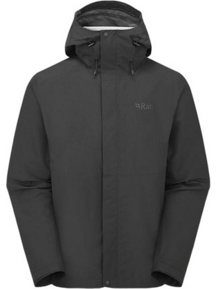 Rab Ανδρικό Μπουφάν Χειμωνιάτικο Softshell Αντιανεμικό Μαύρο QWI-06-BLK