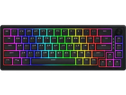 Hator Skyfall 65 Ασύρματο Μηχανικό Gaming Πληκτρολόγιο 65% με Hator Aurum Sterling Διακόπτες RGB Black