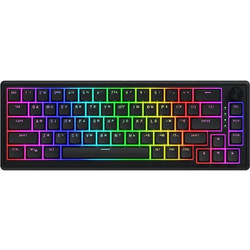 Hator Skyfall 65 Ασύρματο Μηχανικό Gaming Πληκτρολόγιο 65% με Hator Aurum Sterling Διακόπτες RGB Black