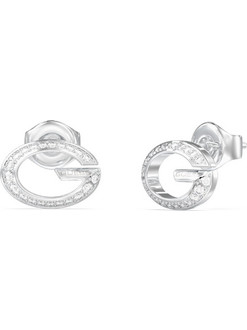 Guess G Camden Γυναικεία Σκουλαρίκια Καρφωτά από Ατσάλι Ασημί UBE06338JWRHT
