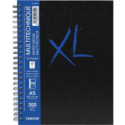 Canson XL Textured Μπλοκ Σχεδίου A5 Mixed Media 300gr/m² 34 Φύλλα