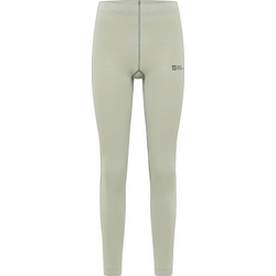 Jack Wolfskin Infinite Warm Γυναικείο Κολάν Μακρύ Ψηλόμεσο Πράσινο Mint A60325-4137