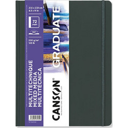 Canson Graduate Sketchbook 21.6x28cm Mixed Media 200gr/m² 36 Φύλλα