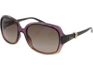Dior DIORMYSTERY2 WHB Γυναικεία Γυαλιά Ηλίου Τετράγωνα Κοκάλινα Μωβ με Καφέ Φακό