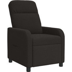 vidaXL Πολυθρόνα Relax Ανακλινόμενη Μαύρη 42034937