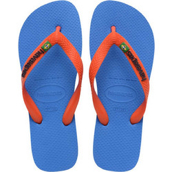 Havaianas Brasil Logo Ανδρικές Σαγιονάρες Γαλάζιες 4110850-2609