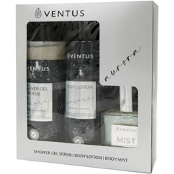 Ventus Aurora Shower Gel & Scrub 300ml + Body Lotion 250ml + Body Mist 50ml