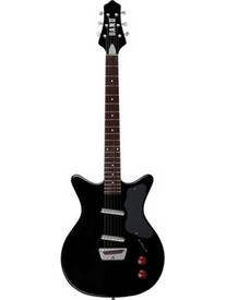 Danelectro Dan O. Cool Ηλεκτρική Κιθάρα Double Cut με Μαγνήτες SS & Ταστιέρα Rosewood Black