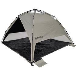 Bigfour Sunsafe Αυτόματη Τέντα Παραλίας Γκρι 200x200x120cm 10613