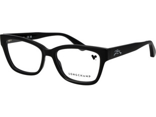 Longchamp LO2738 001 Ανδρικός Σκελετός Γυαλιών Οράσεως Κοκάλινος Μαύρος