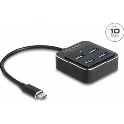 DeLOCK 64191 USB Hub 3.1 USB-C με 4 Θύρες USB-A