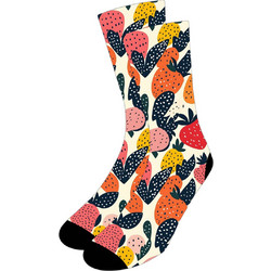 NODO Strawberry Pop Ανδρικές Κάλτσες Ψηλές με Σχέδια Πολύχρωμες PR10036