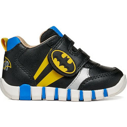 Geox Batman Παιδικά Sneakers Μαύρα B6655B000BCC0054