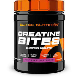 Scitec Nutrition Creatine Bites Very Berry 240 Μασώμενα Δισκία