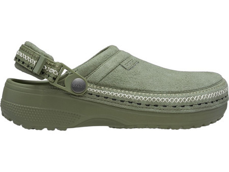 Crocs Men Crafted Vegan Suede Stitch Clog Cargo 214048-3BX