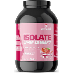 Warriorlab Isolate Whey Dessert Strawberry Fields Πρωτεΐνη Ορού Γάλακτος Γράμμωσης 900gr