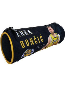 Back Me UP NBA Doncic Κασετίνα Βαρελάκι Μαύρη 378-12140