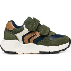 Geox Flexyper Παιδικά Sneakers Χακί B656GC05422CB36N