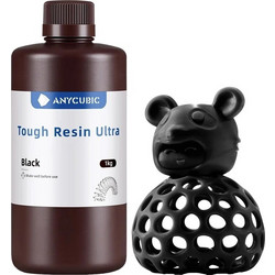 Anycubic Ultra Tough Ρητίνη 3D Printer Black 1kg