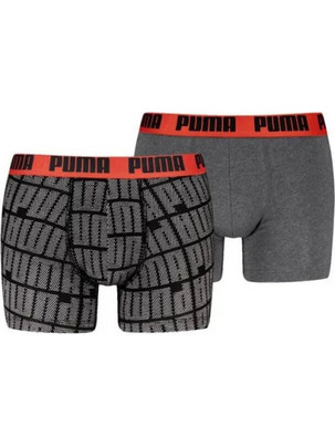 Puma Ανδρικό Μποξεράκι 2Pack Ανθρακί 701233662