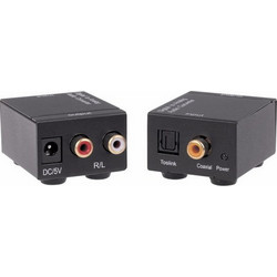 Anga QA-C102 Μετατροπέας Ήχου DAC Optical to 2x RCA Female