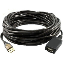 Andowl Q-T05B Καλώδιο USB-A Male 2.0 to USB-A Female 10m Black