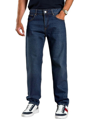 3Guys Eryx Ανδρικό Τζιν Παντελόνι Relaxed Εφαρμογή Navy Μπλε 1-226-1-31-5255
