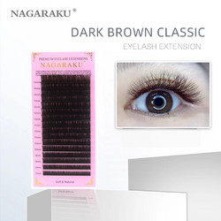 Nagaraku Βλεφαρίδες Τρίχα-Τρίχα Καφέ 0.07mm D 5903899816651